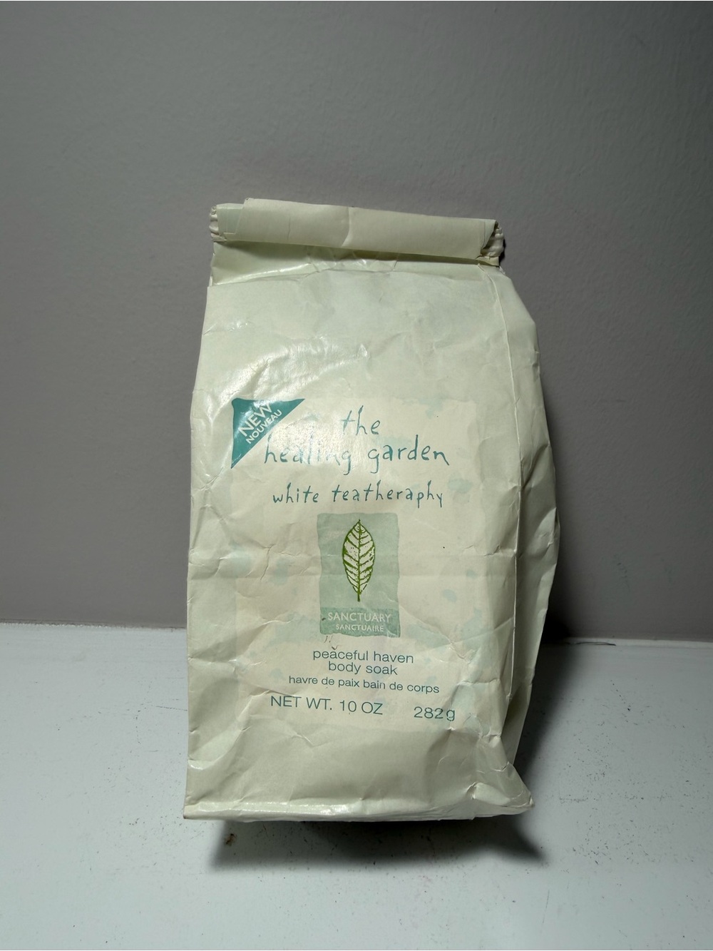 The Healing Garden White Teatheraphy Peaceful Haven Body Soak 10 Oz New
